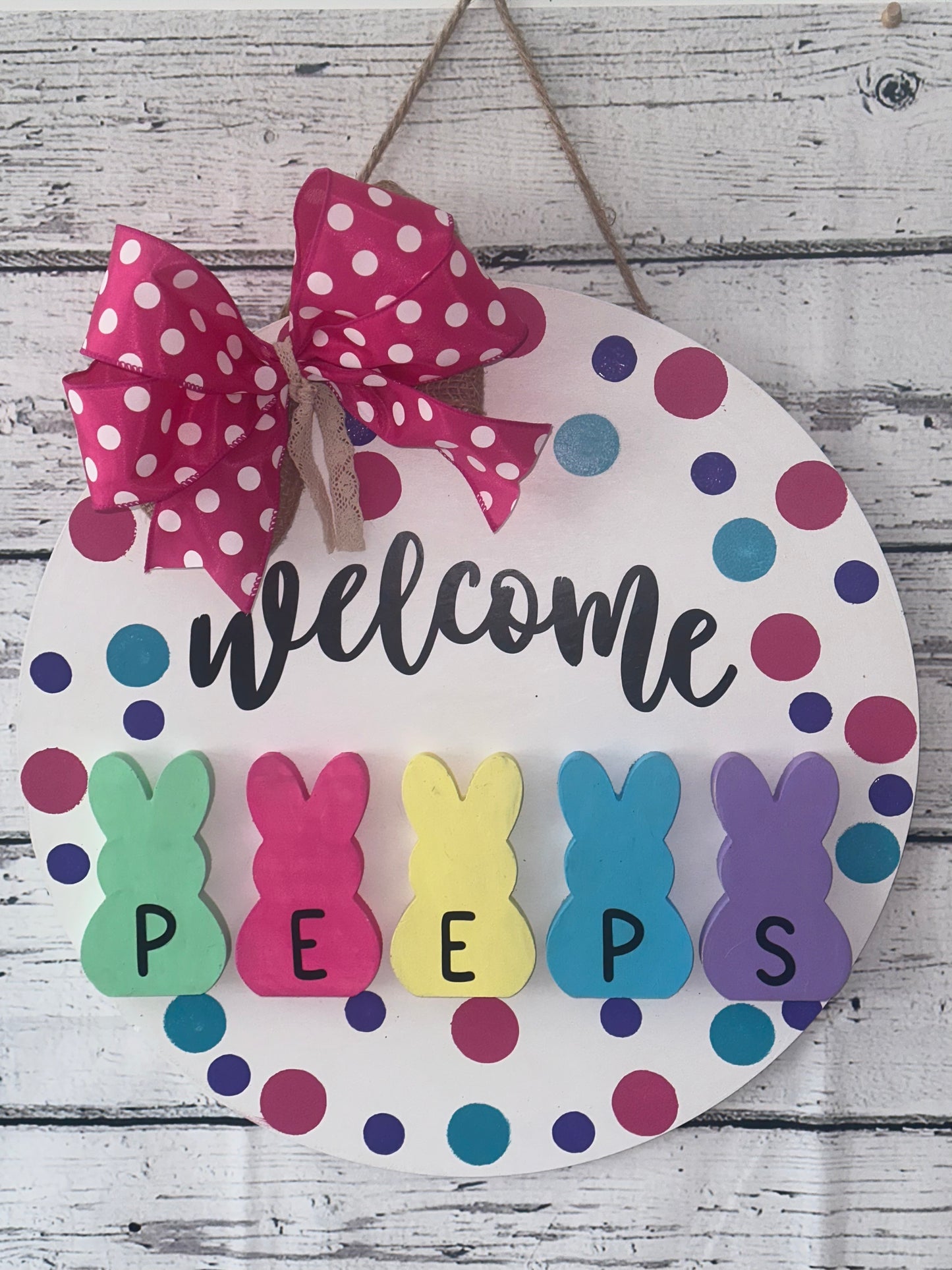 Bunny Welcome Door Hanger