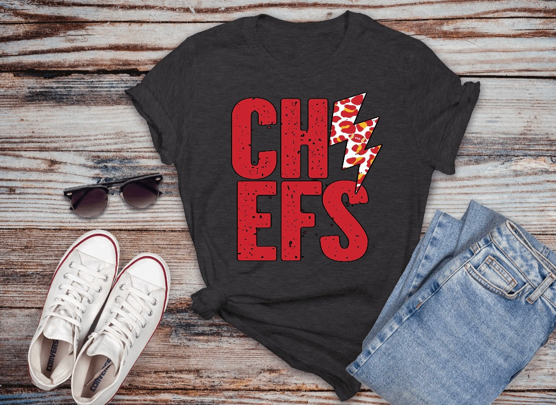 Chiefs Lightening Bolt T-shirt