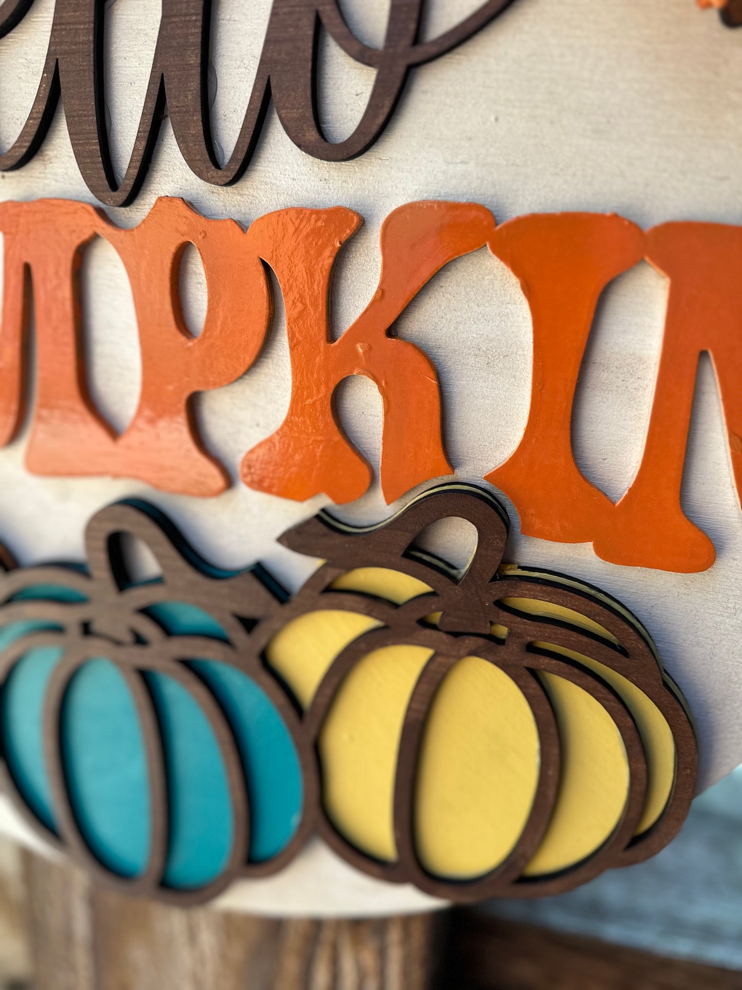 Hello Pumpkin Door Hanger