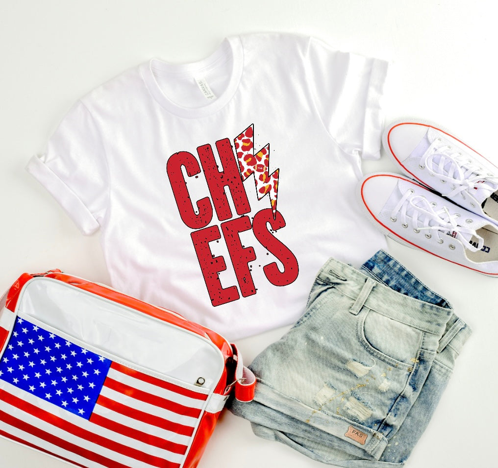 Chiefs Lightening Bolt T-shirt