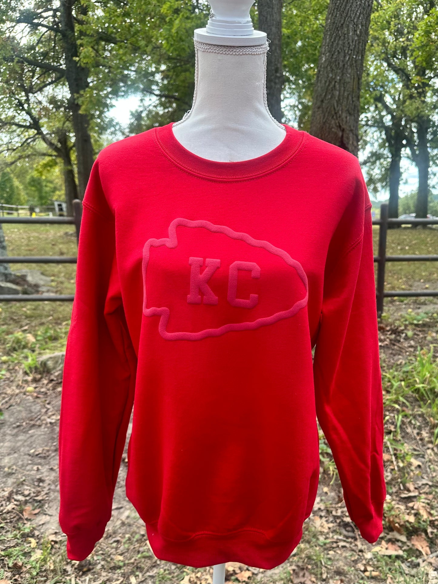 KC Arrowhead Puff Sweatshirt