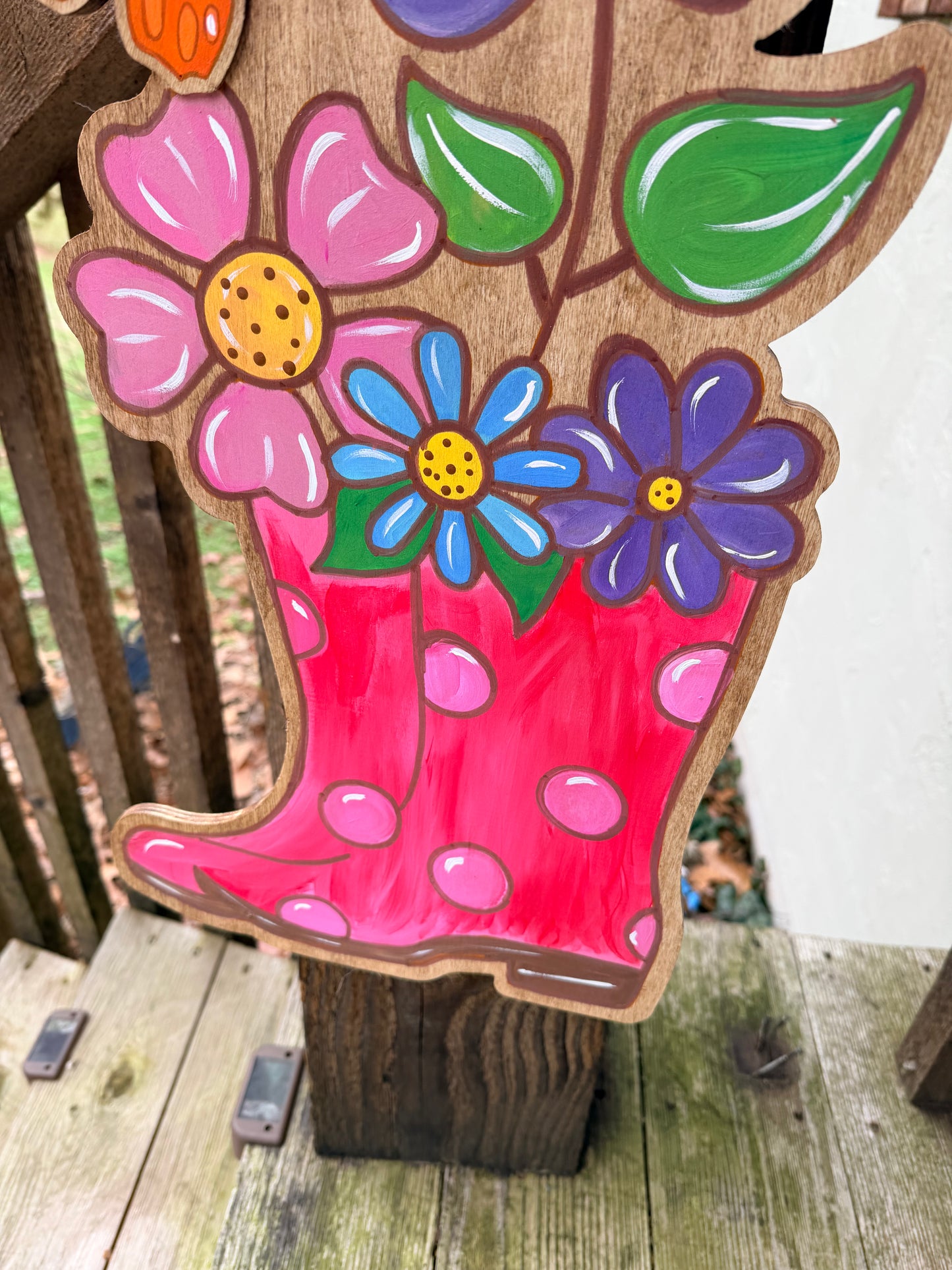 Spring Flowers Porch Leaner