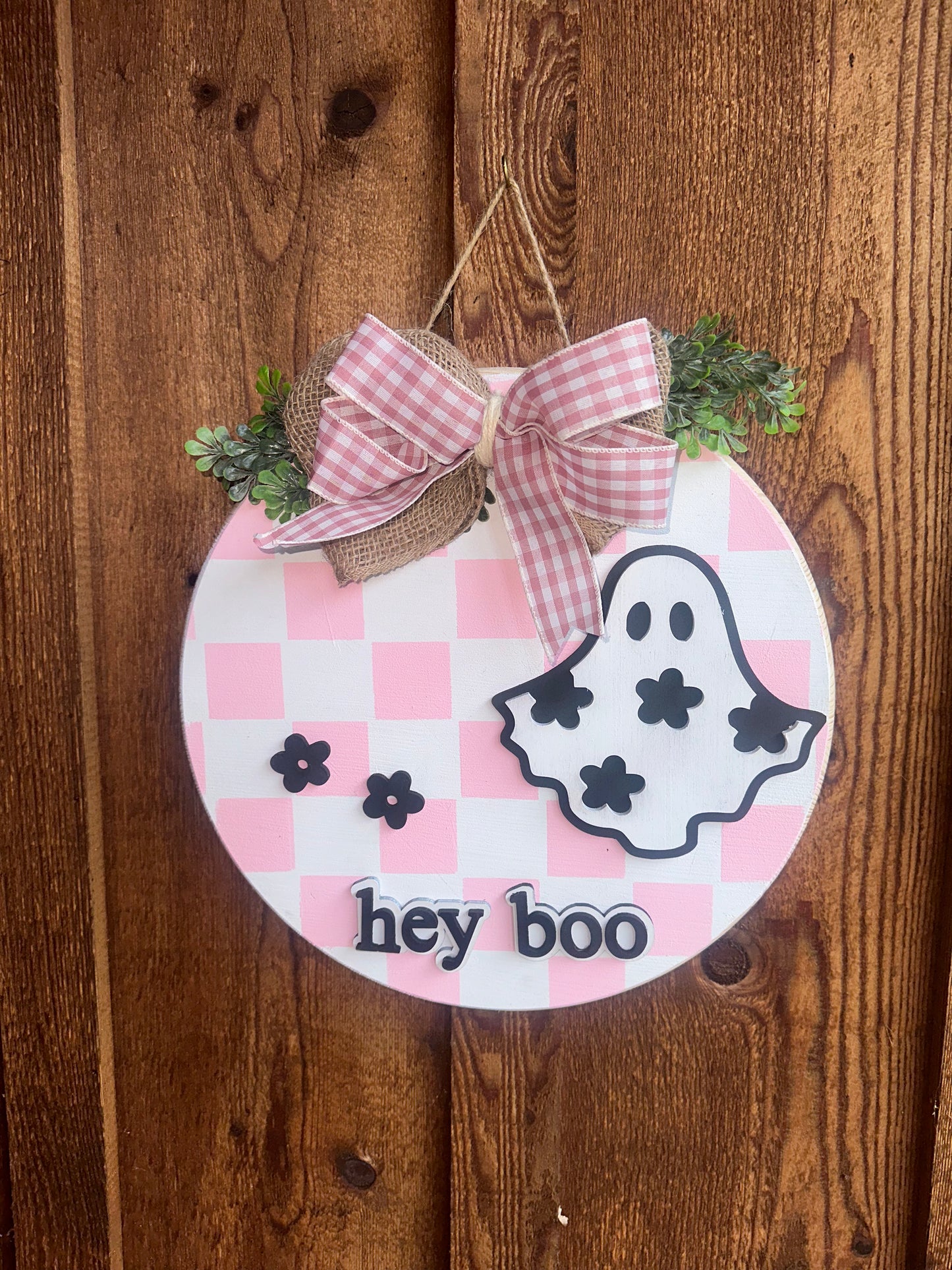 Hey Boo Door Hanger