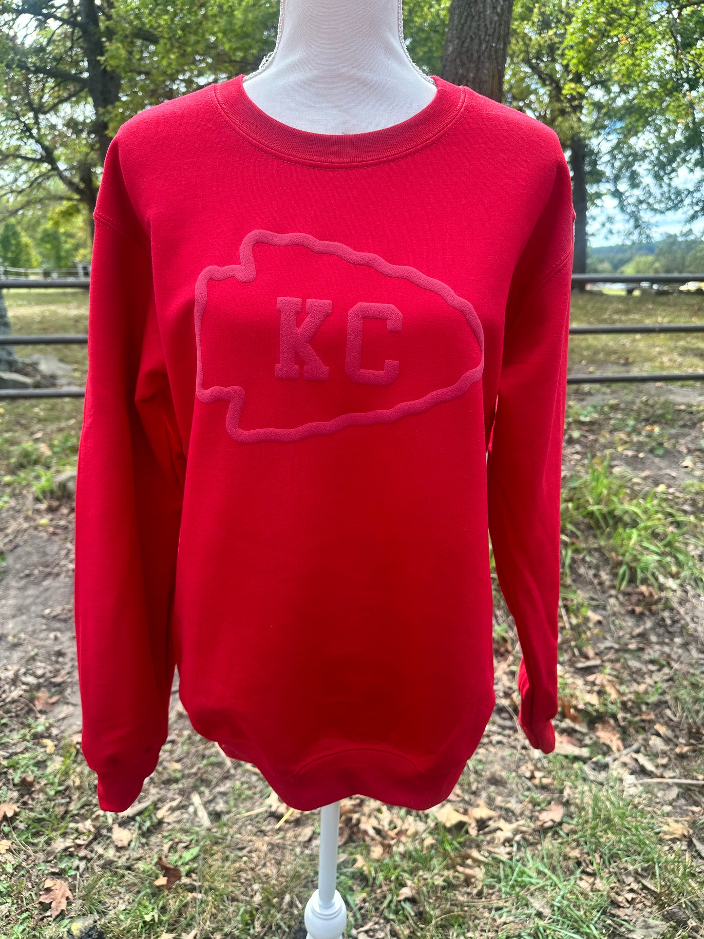 KC Arrowhead Puff Sweatshirt