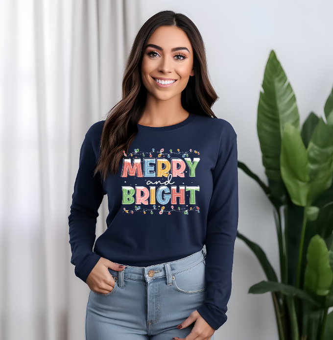 Merry & Bright Lights Long Sleeve
