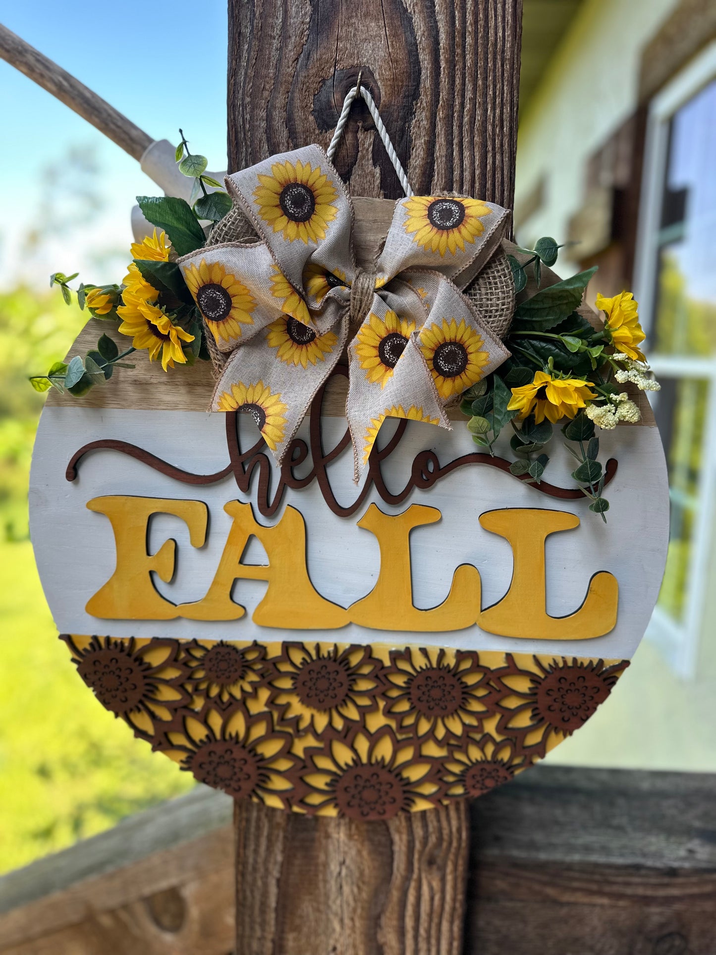 Hello Fall Door Hanger