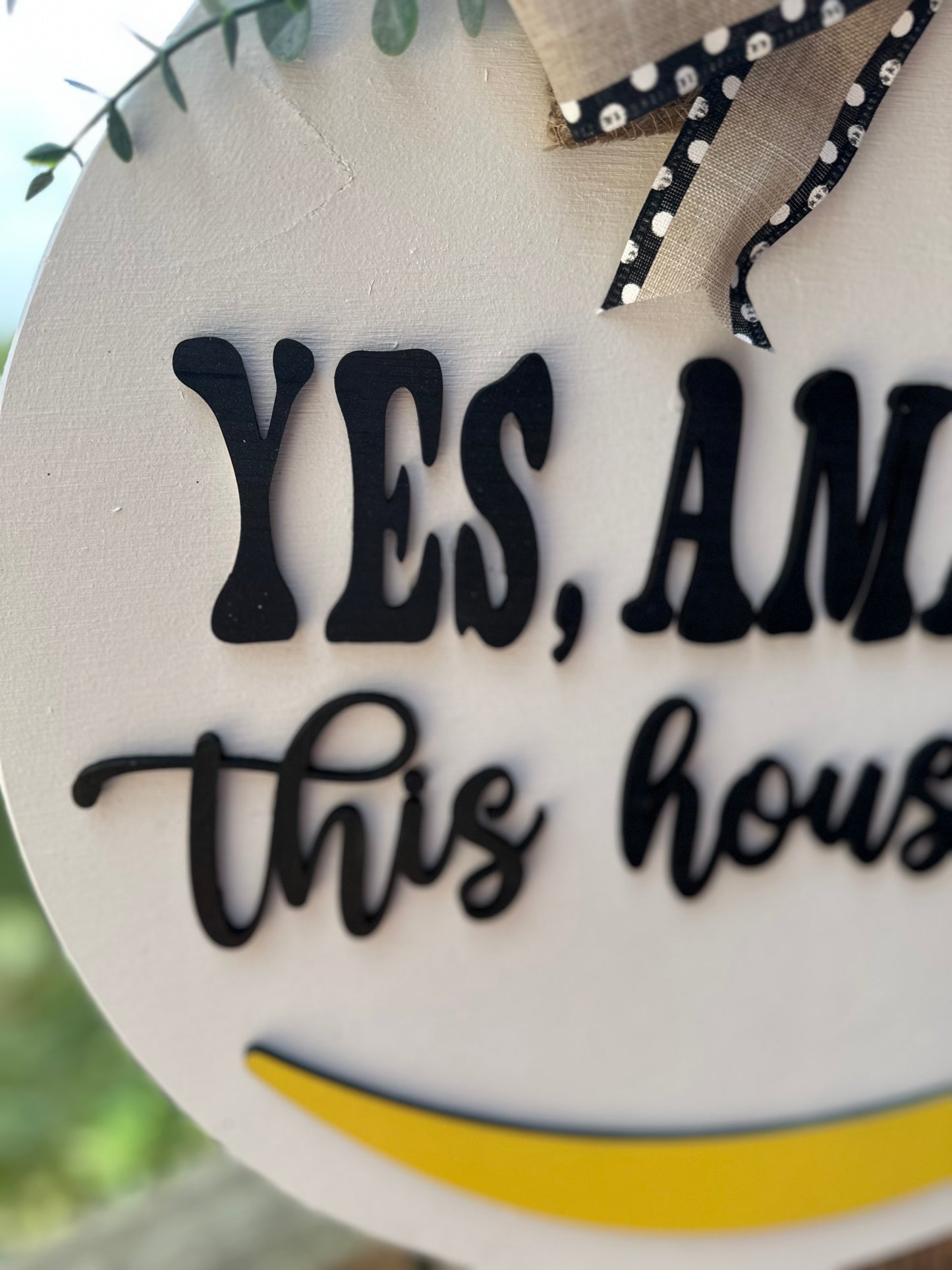Yes Amaz0n this house Door Hanger
