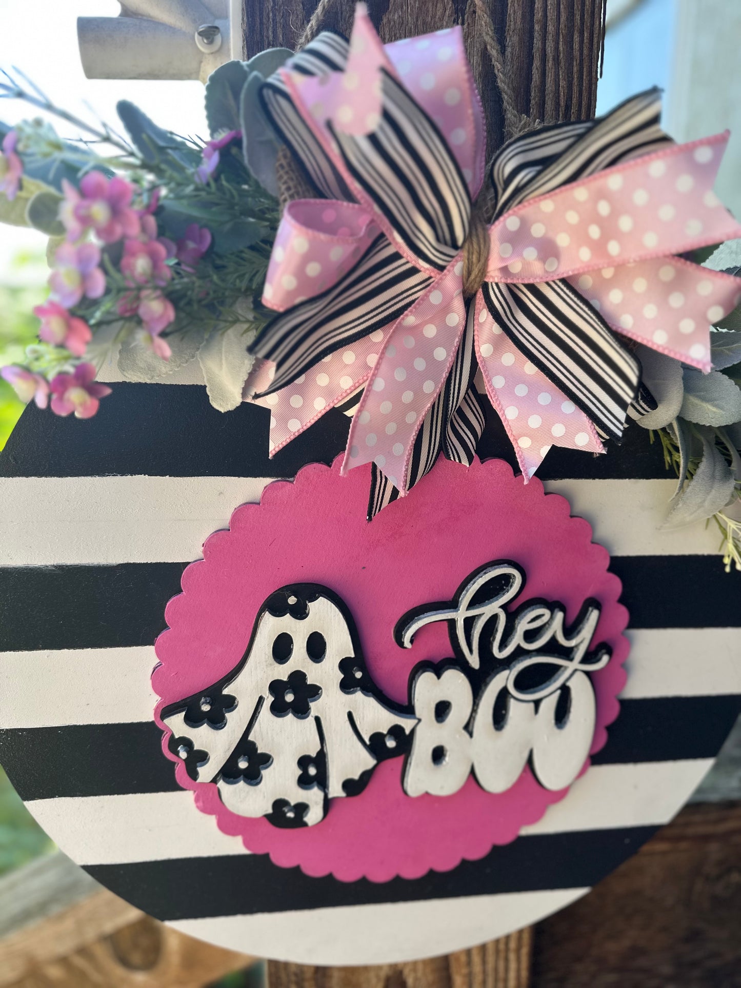 Hey Boo Door Hanger