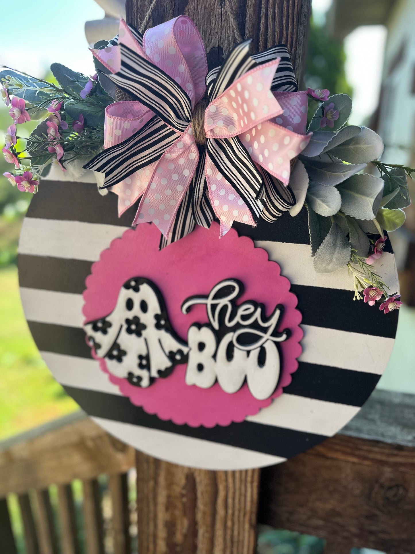 Hey Boo Door Hanger