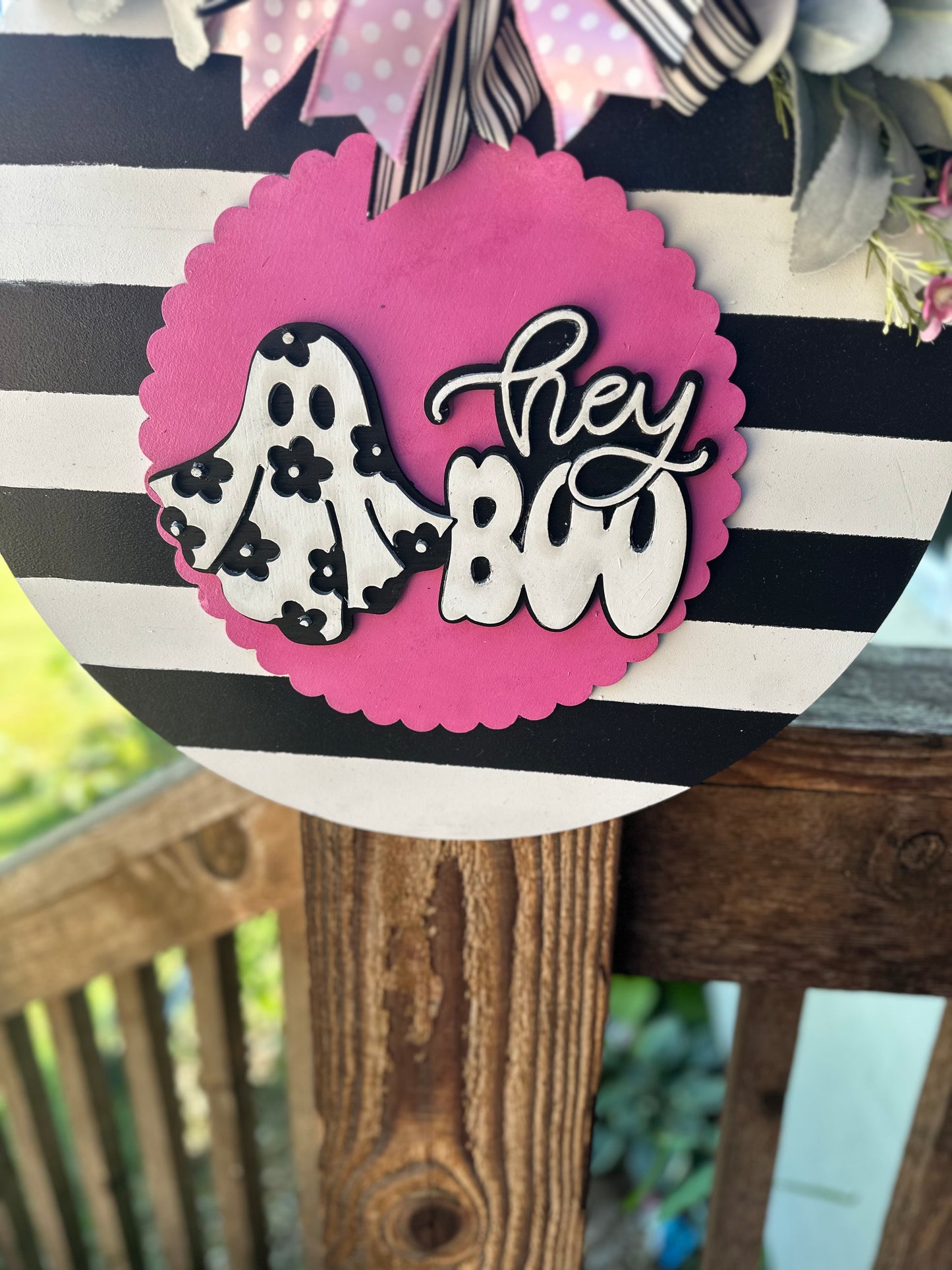 Hey Boo Door Hanger