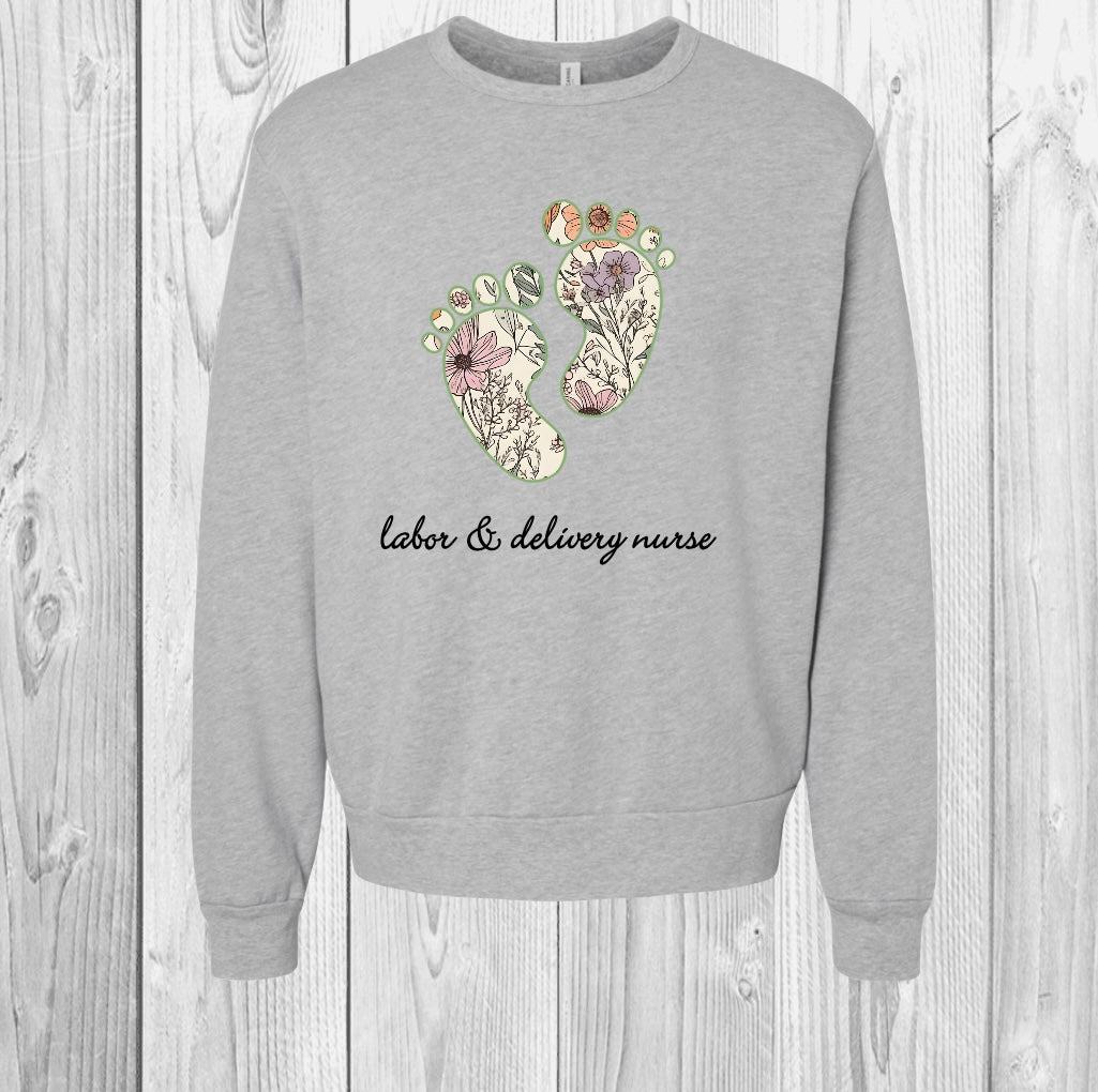 Wildflower Baby Feet Sweatshirt