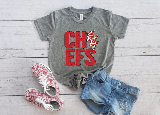 Chiefs Lightening Bolt T-shirt