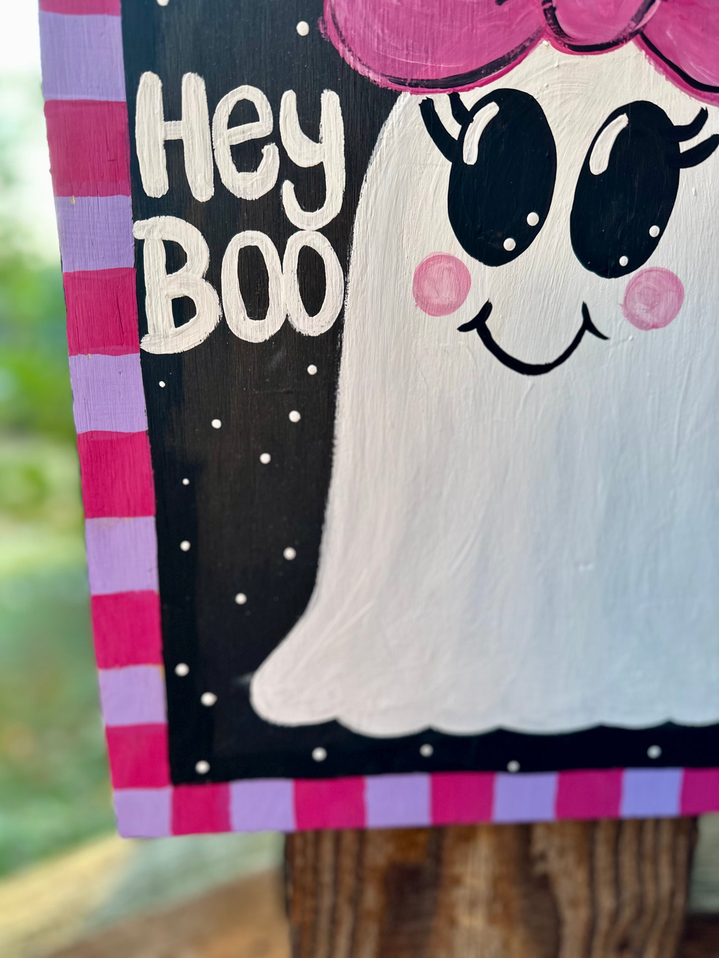 Hey Boo Ghost Door Hanger