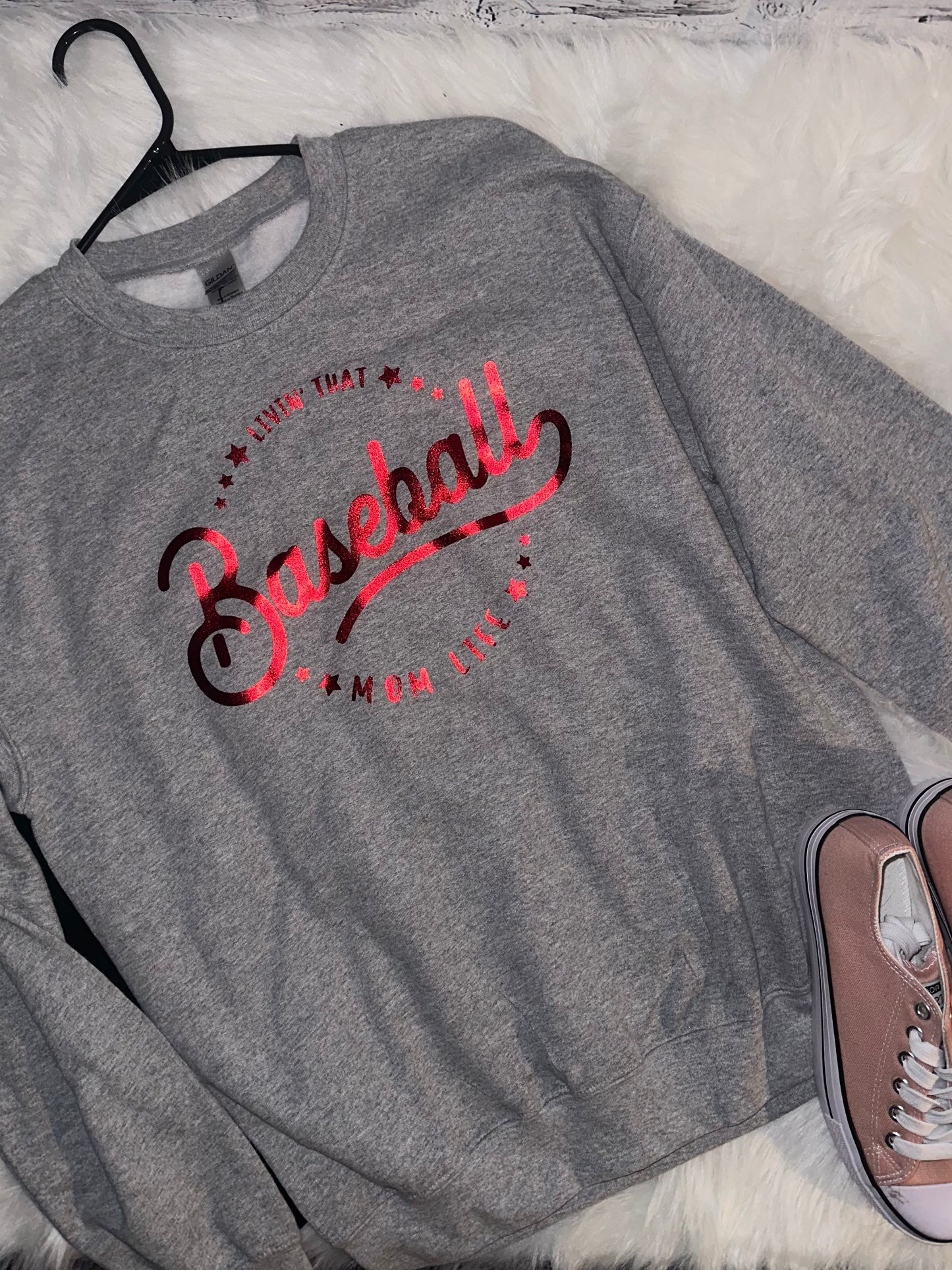 Livin That Baseball Mom Life Sweatshirt