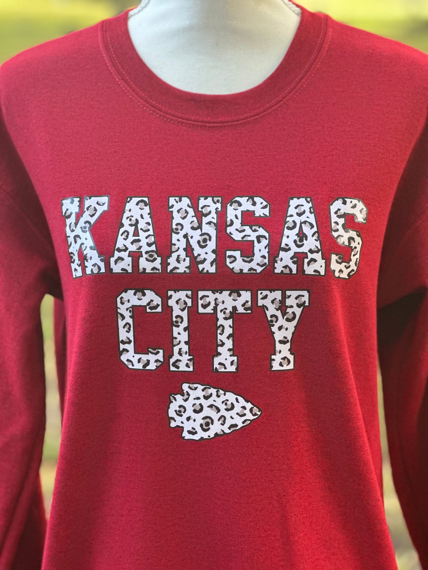 Leopard Kansas City Arrowhead Sweatshirt