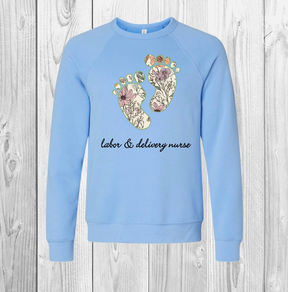 Wildflower Baby Feet Sweatshirt