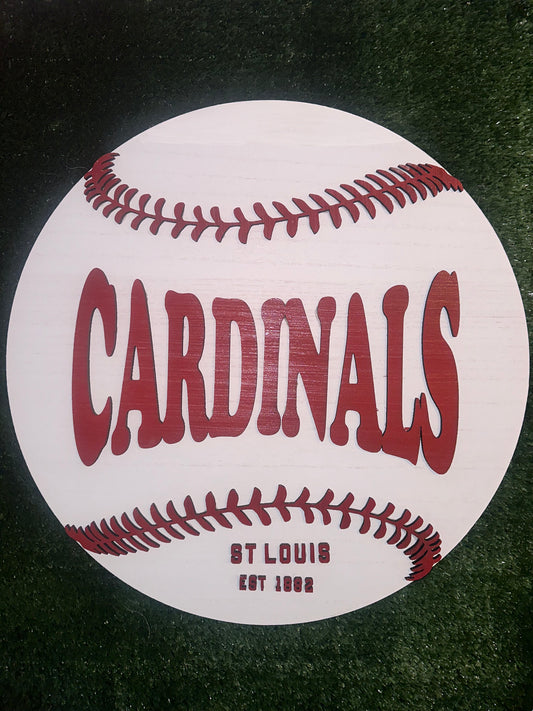 Cardinals Door Hanging