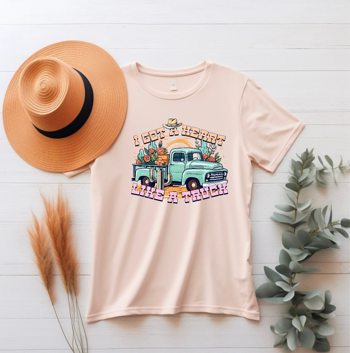 Heart Like Truck Tshirt