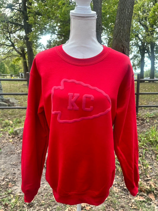 KC Arrowhead Puff Sweatshirt