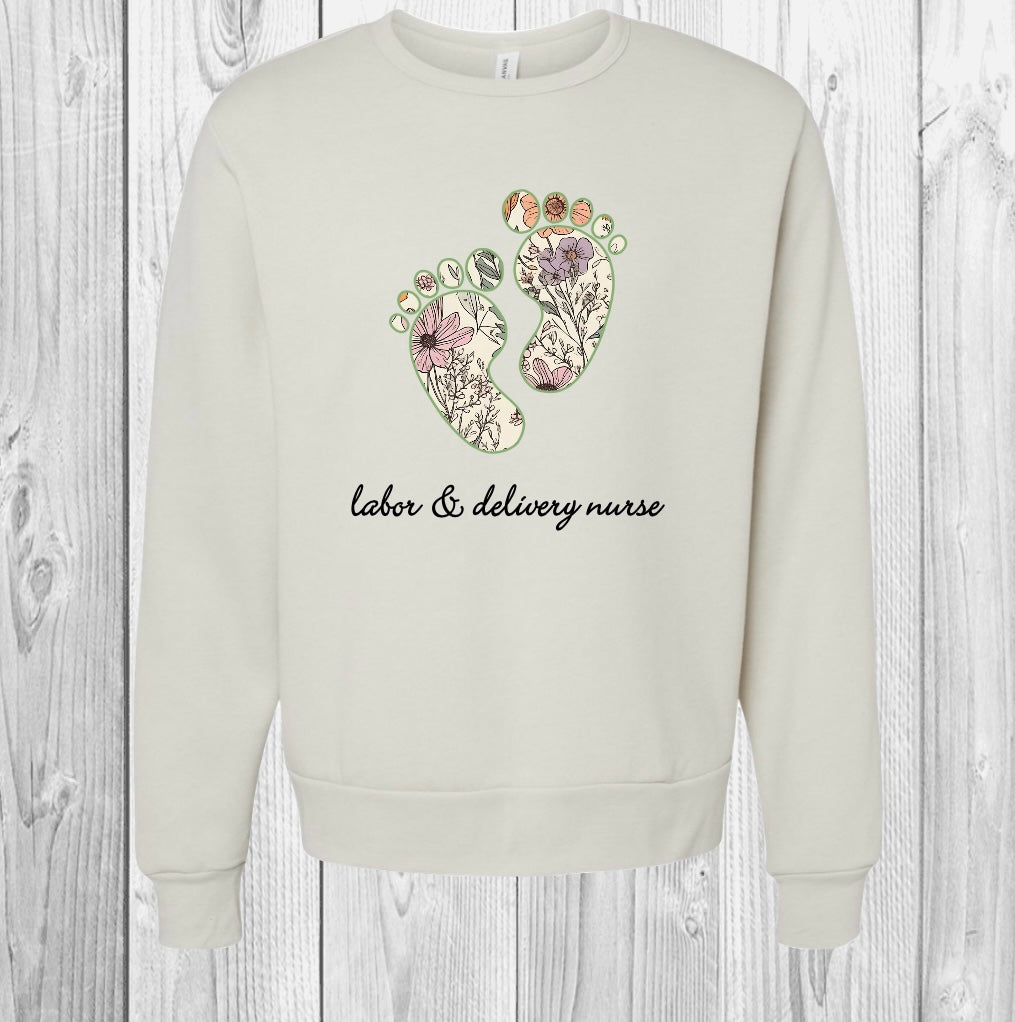 Wildflower Baby Feet Sweatshirt