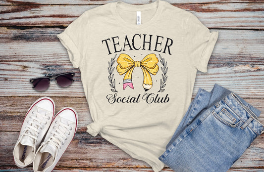 Teacher Social Club Tshirt