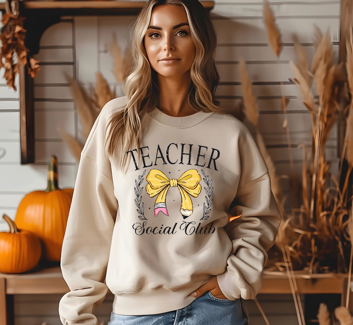 Teacher Social Club Sweatshirt