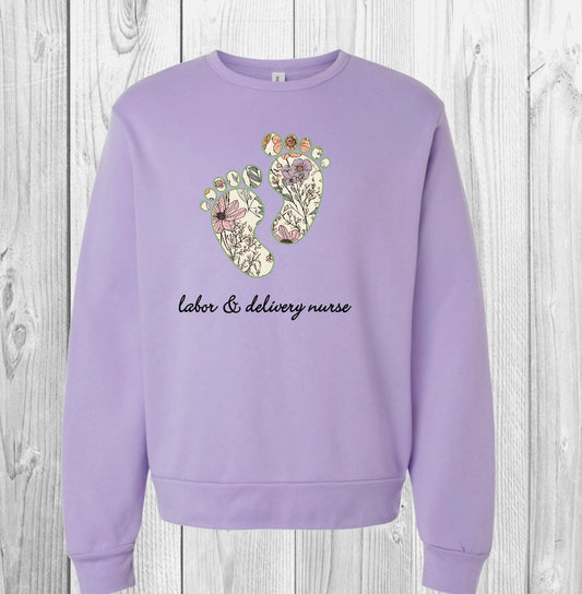 Wildflower Baby Feet Sweatshirt