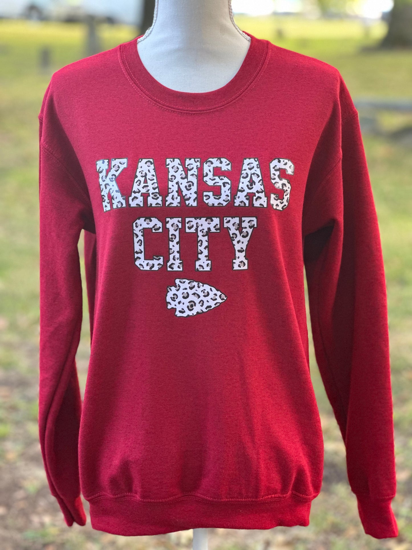 Leopard Kansas City Arrowhead Sweatshirt