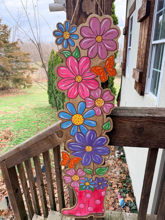 Spring Flowers Porch Leaner