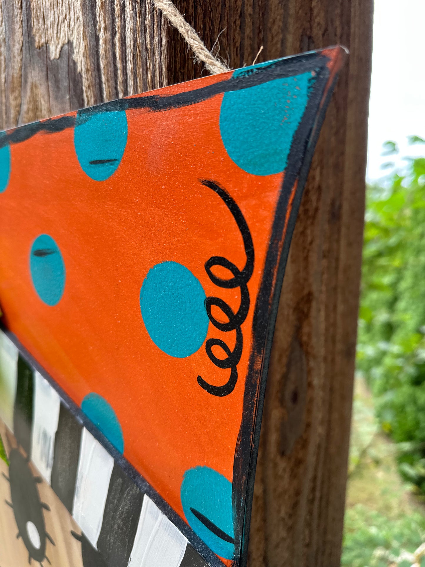 Happy Scarecrow Door Hanger