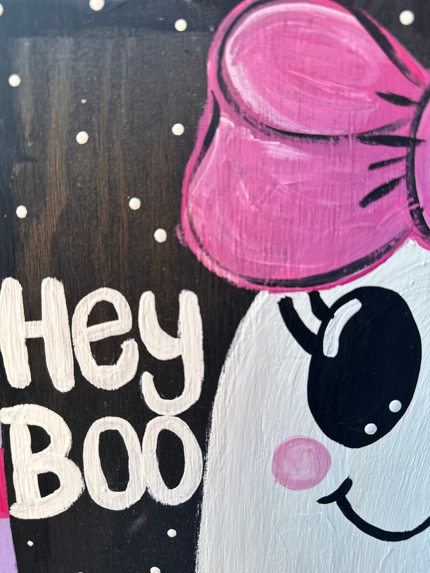 Hey Boo Ghost Door Hanger