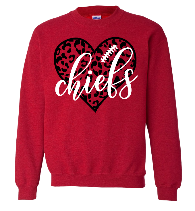 Chiefs Heart Sweatshirt