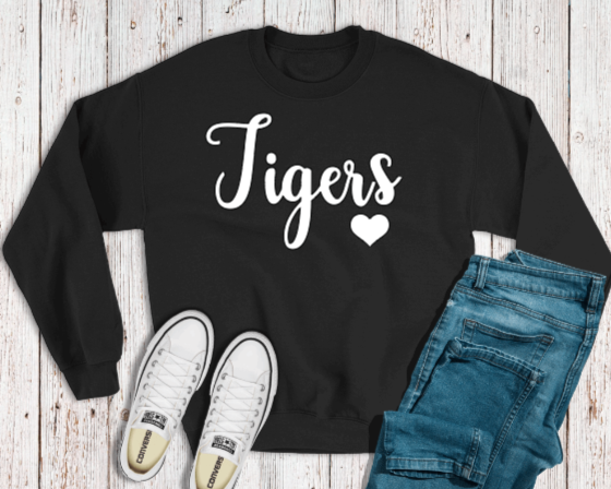 Puff Print Tigers Sweatshirt