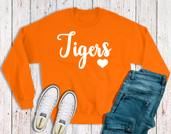 Puff Print Tigers Sweatshirt