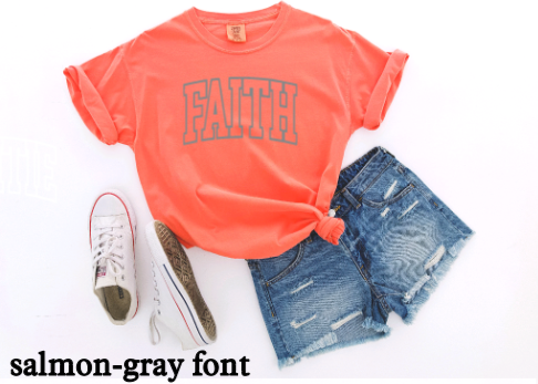 FAITH Arch Puff Print T-shirt