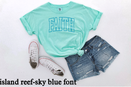 FAITH Arch Puff Print T-shirt