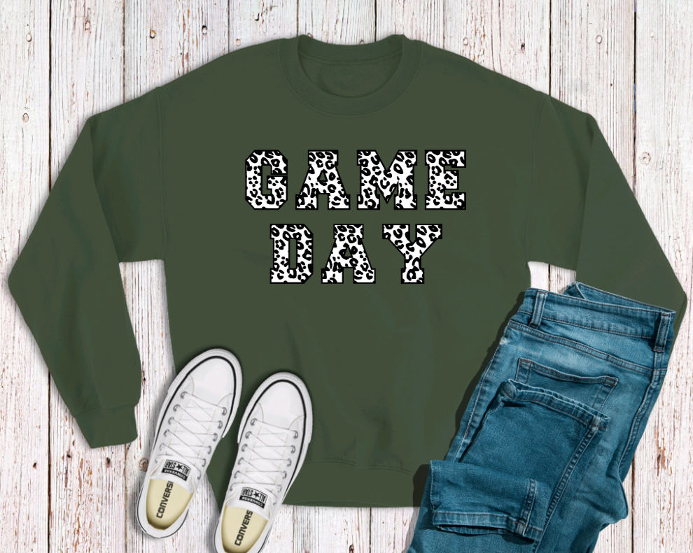 Leopard Game Day Sweatshirt