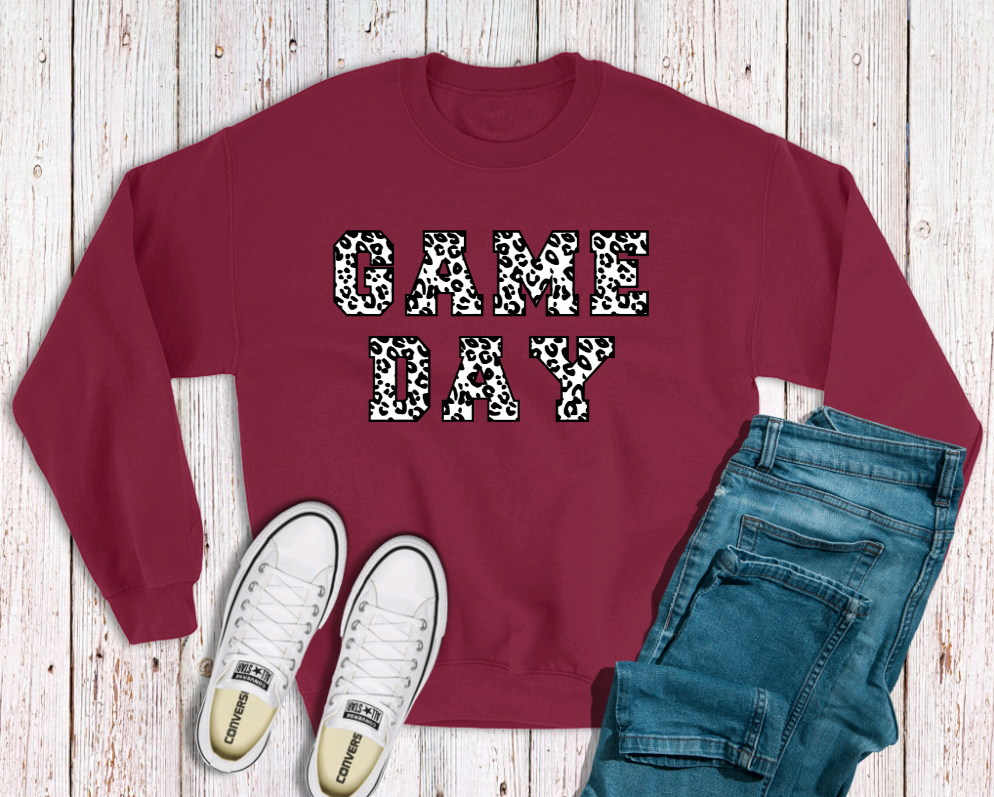 Leopard Game Day Sweatshirt