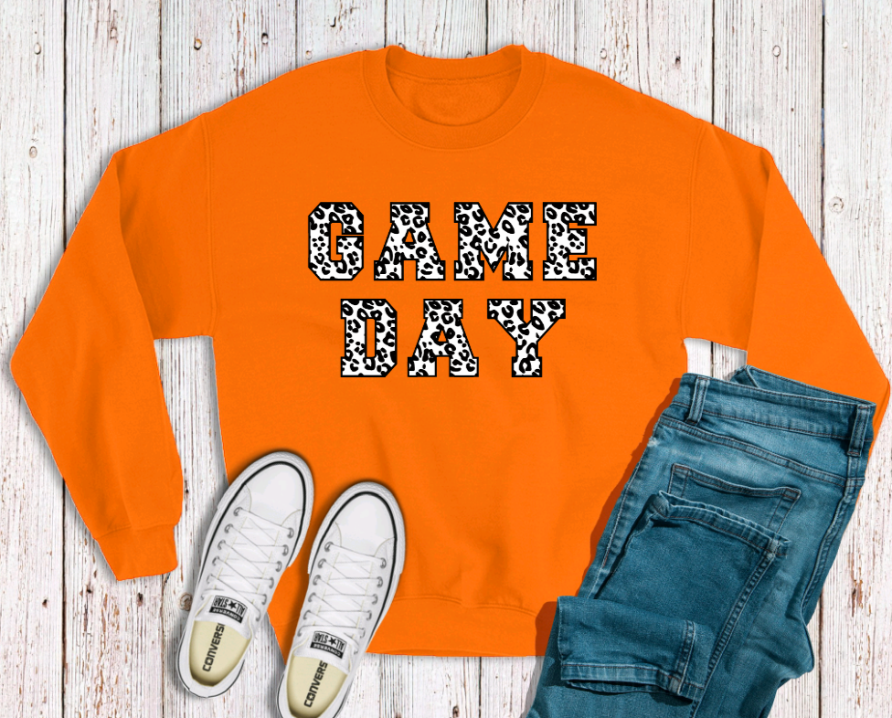 Leopard Game Day Sweatshirt