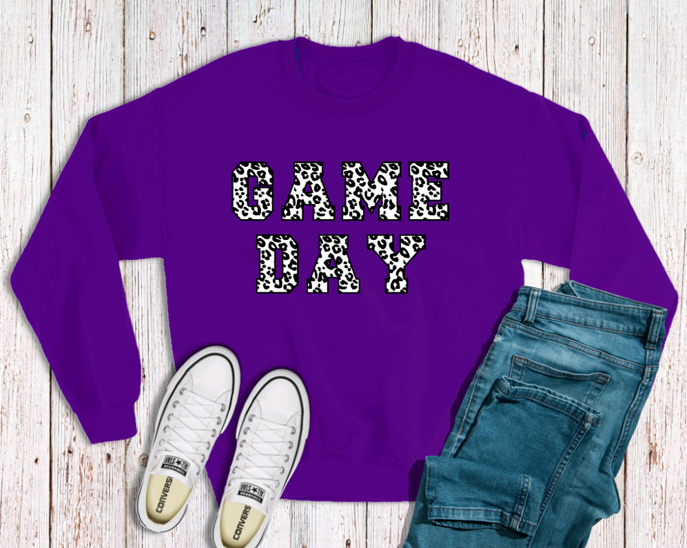 Leopard Game Day Sweatshirt