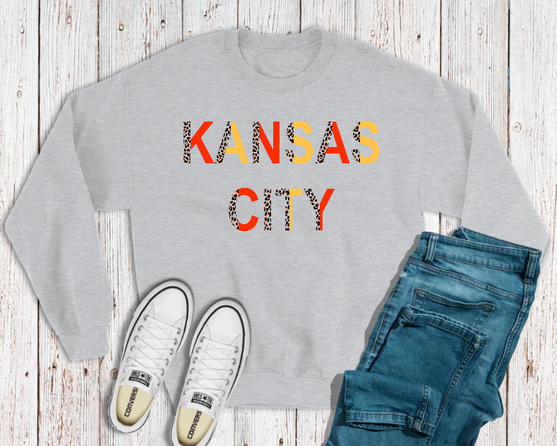 Kansas City Leopard Print Sweatshirt