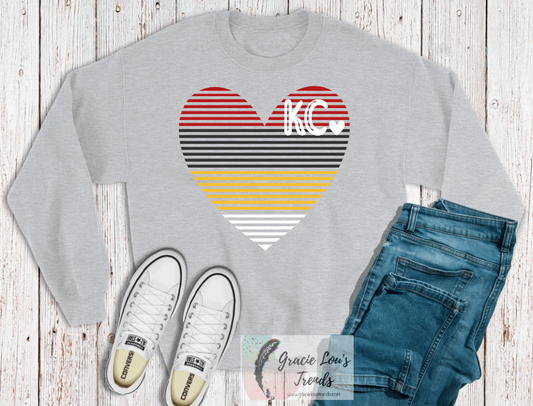 KC Heart Sweatshirt