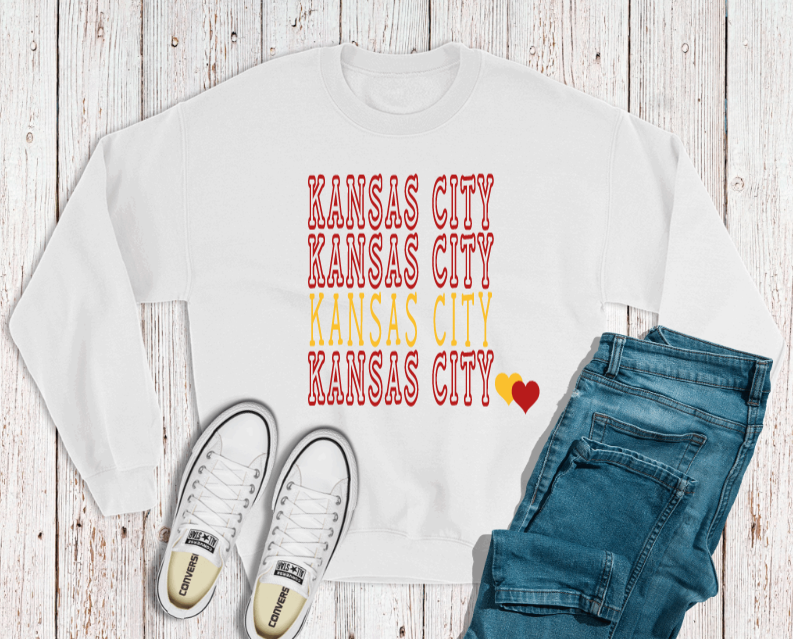 Kansas City Stacked Sweatshirt