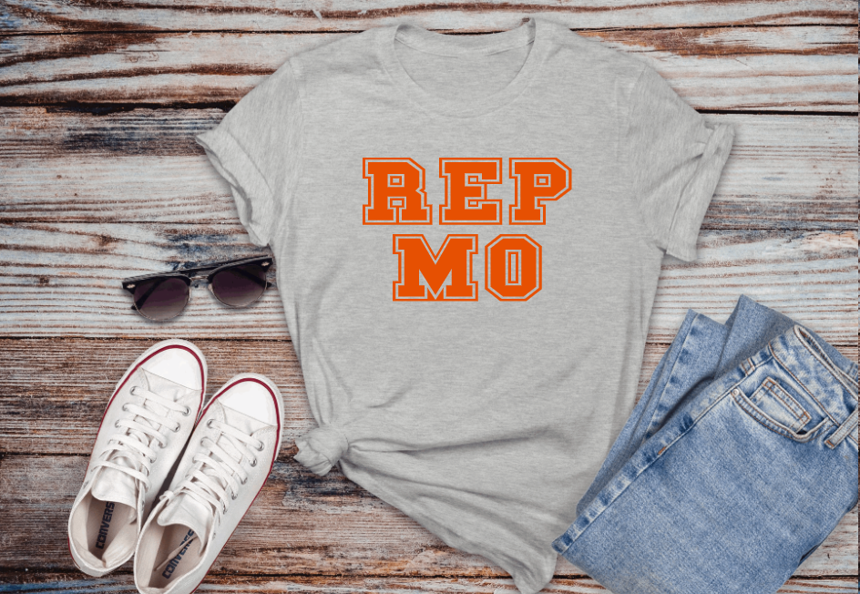 REPMO PUFF PRINT VARSITY LETTERED