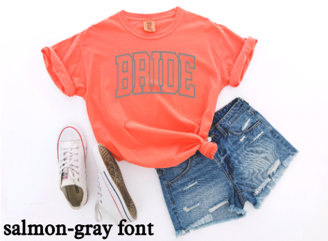 BRIDE Arch Puff Print T-shirt