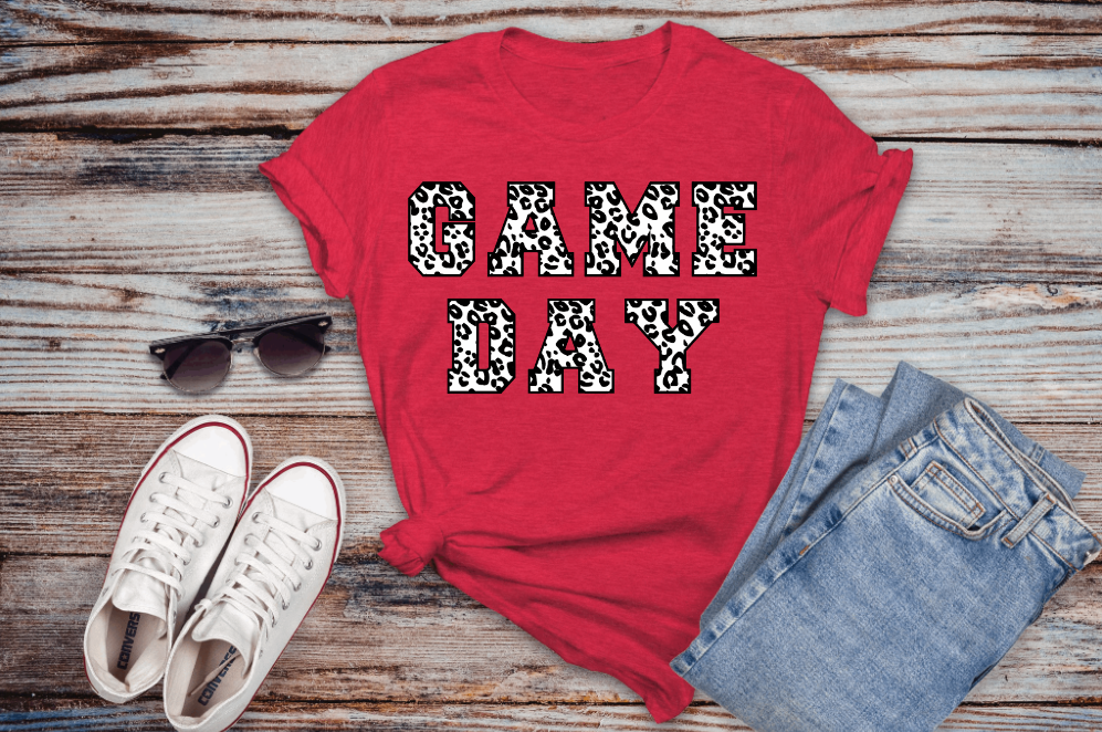 Leopard Game Day Tshirt