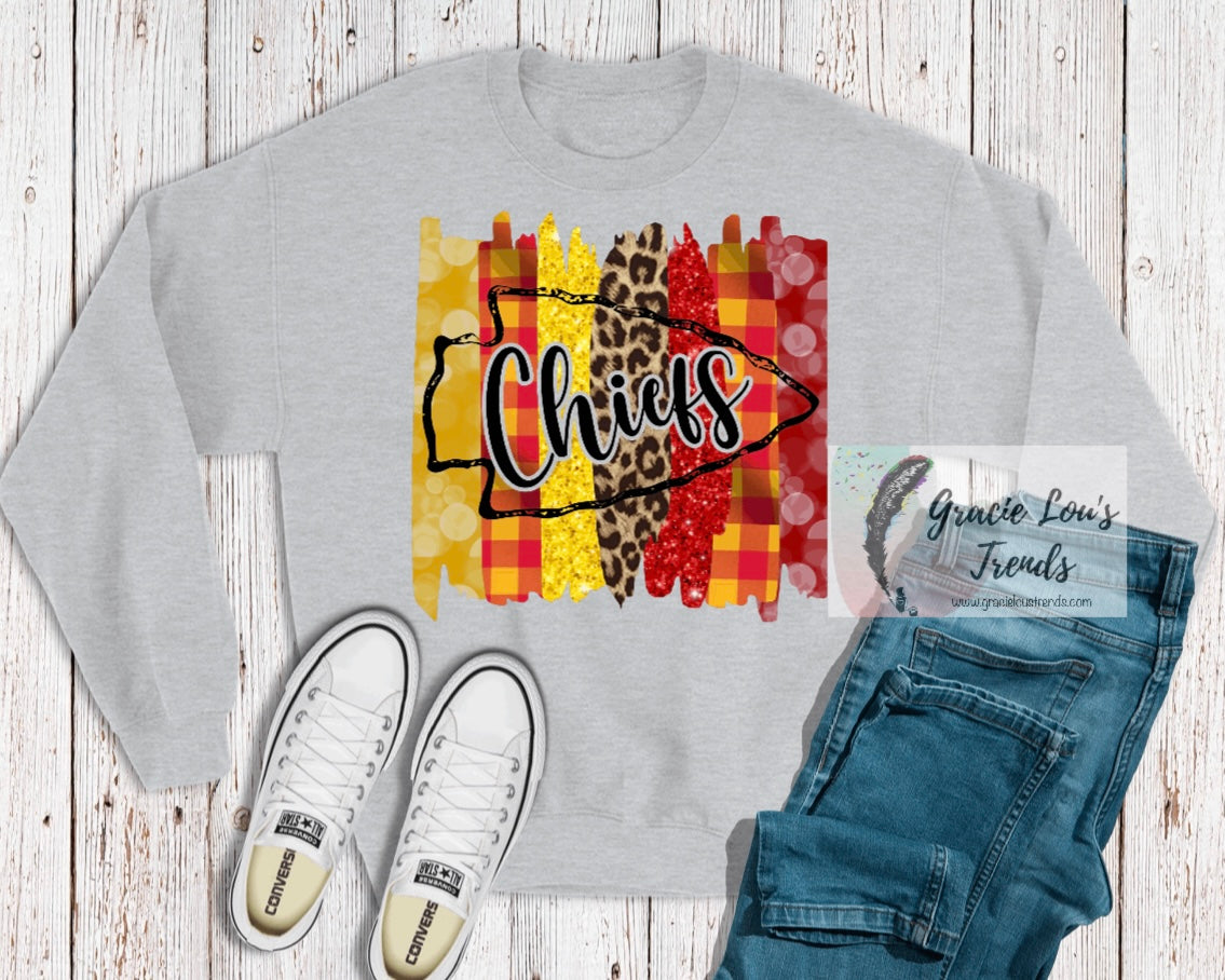 Chiefs Brush Leopard Sweatshirt