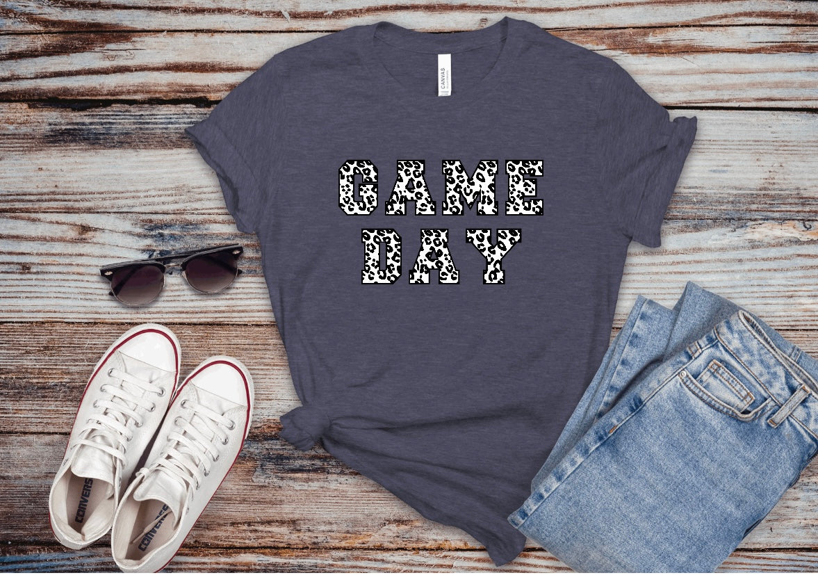 Leopard Game Day Tshirt