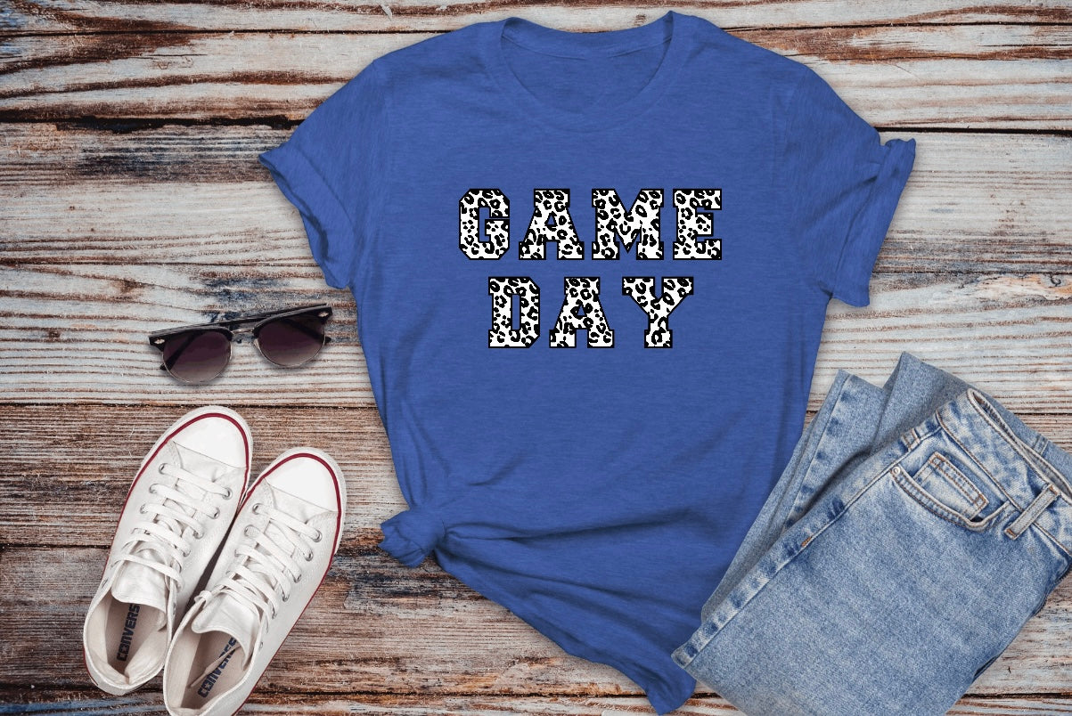 Leopard Game Day Tshirt