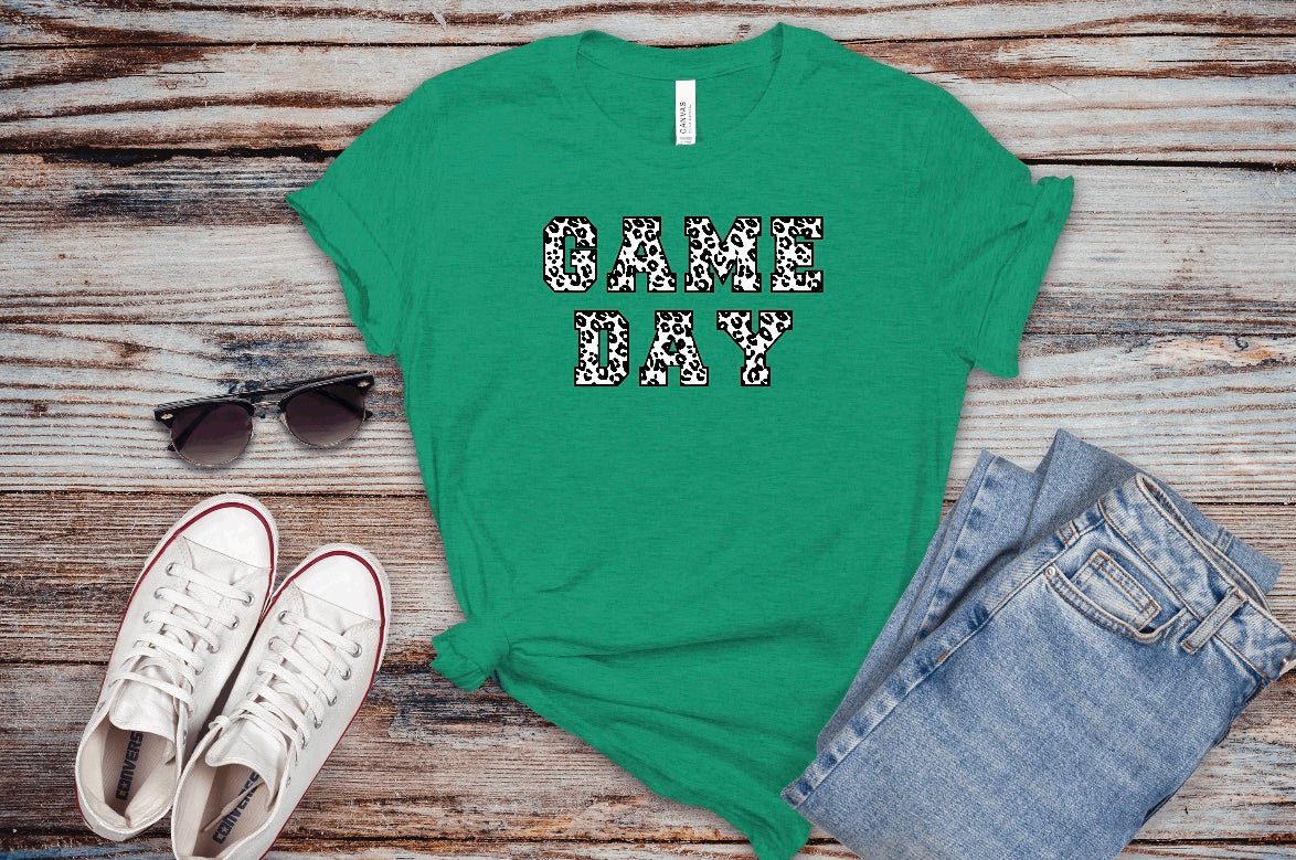 Leopard Game Day Tshirt